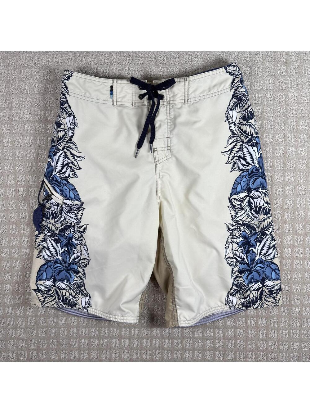 Y2K Quiksilver Hawaii Floral Board Shorts 29